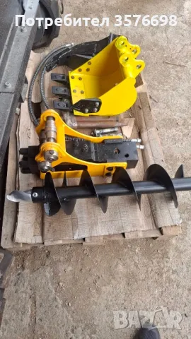 Мини багер, снимка 7 - Индустриална техника - 49822701