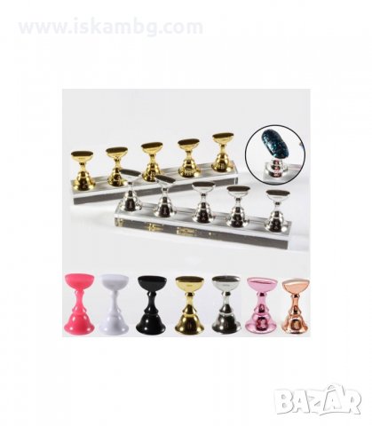 ПОСТАВКА ЗА РИСУВАНЕ НА НОКТИ С МАГНИТНА ОСНОВА - КОД 3180, снимка 8 - Продукти за маникюр - 33886092