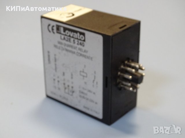 Реле Lovato 31LA2E 5 240 MIN Current Relay 240V 50/60Hz, снимка 5 - Резервни части за машини - 42131518