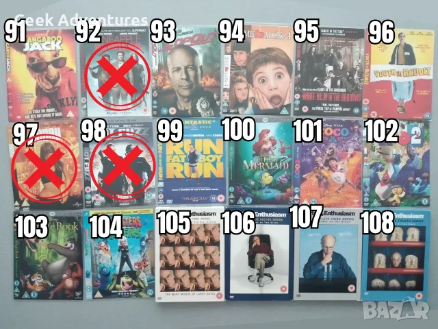 Комедия Филми DVD's - Оригинални Дискове на Английски Език, снимка 7 - Комедии - 47015749