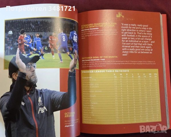 Champions 19/20. Liverpool FC Official Premier League Winners Book, снимка 7 - Енциклопедии, справочници - 53749036