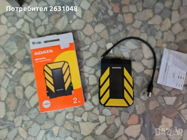  Външен хард диск ADATA Durable HD710 Pro 1TB, 2.5″, USB 3.1, жълт, снимка 4 - Външни хард дискове - 49490679