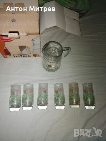 Продавам непипан турски сервиз от 7 части = 6 чаши + 1 кана за напитки, снимка 4 - Сервизи - 41838473