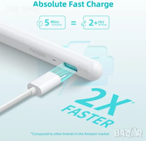Оригинален стилус Metapen  Pencil A8 iPad, снимка 3 - Таблети - 48472285