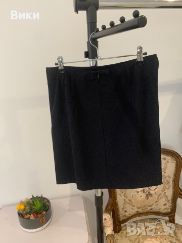 Елегантна пола в черно М размер, снимка 9 - Поли - 44779450