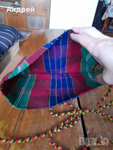 Стара овчарска торба #3, снимка 5 - Антикварни и старинни предмети - 49335824