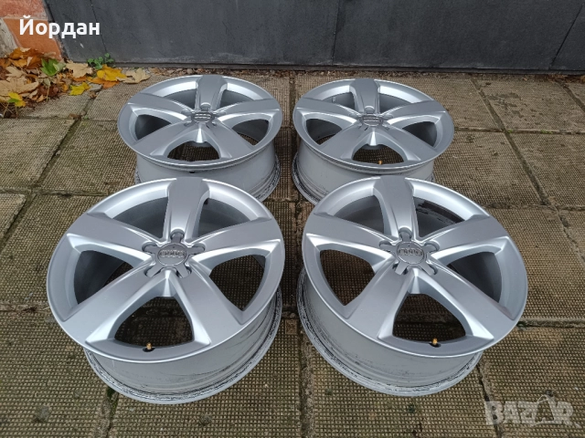 ОРИГИНАЛНИ алуминиеви джанти 18 ' цола 5х112 Ауди / AUDI 5x112 66,6, снимка 4 - Гуми и джанти - 52344530