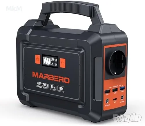 Електростанция MARBERO 150 W, 98 Wh Батерия за къмпинг ,Захранване с 220 V, снимка 3 - Друга електроника - 49553498