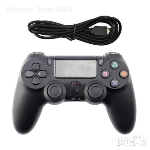 Джойстик Dualshock 4, Контролер за компютър, Wi-Fi, Playstation 4, PS4 - Черен, Червен, Син, снимка 2 - Аксесоари - 52863510
