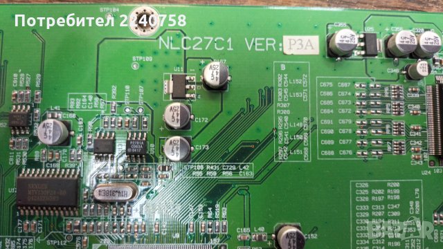 Main Board NLC27C1 от телевизор с дефектна матрица Logik LCXW30NN6.Панел V296W1-L11, снимка 2 - Части и Платки - 34195410