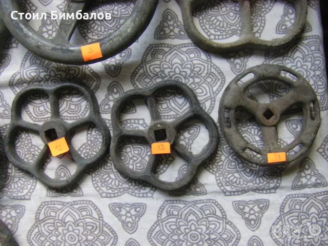 Дръжки, врътки за чугунени кранове, снимка 8 - Резервни части за машини - 50404141