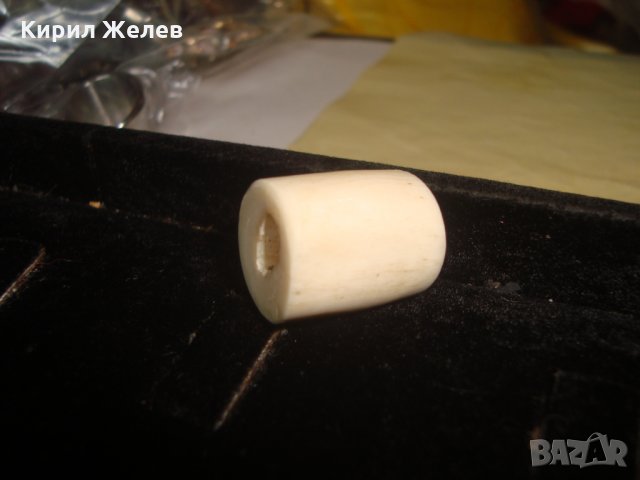 СТАРО ЗВЕНО от РОГ за НАНИЗ ГЕРДАН БРОЕНИЦА РЪЧНО ШЛИФОВАНО КОСТЕНО БИЖУ 24914, снимка 6 - Антикварни и старинни предмети - 34420598