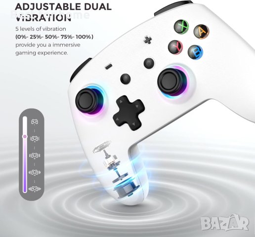 Контролер ECHTPower за Nintendo Switch Pro Безжичен контролер за Switch OLED с бутон SYNC,SP02, снимка 5 - Аксесоари - 42716702