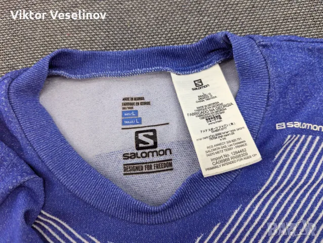 Salomon Primo Warm Мъжка Термо Блуза Размер М, снимка 3 - Тениски - 49622532
