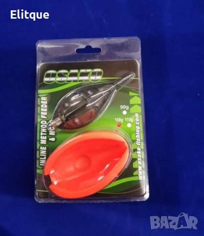 Комплект метод фидер с плеса, оранжево – 60g/70g/80g/90g/100g, снимка 5 - Други стоки за дома - 52852382