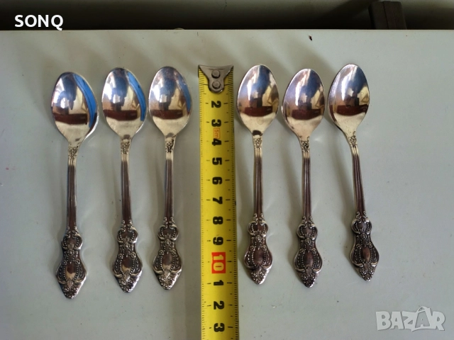 Уникални Посребрени Лъжички СССР, снимка 7 - Антикварни и старинни предмети - 52125444