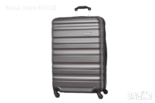 Куфар 75 х 47 х 30см Голям Размер Тъмно Сив/ Тъмно Син