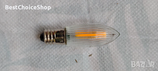 10 броя комплект Димируеми E10 LED крушки COB 0.2W 10–55V топъл цвят 15 000 часа, снимка 3 - Крушки - 53406801