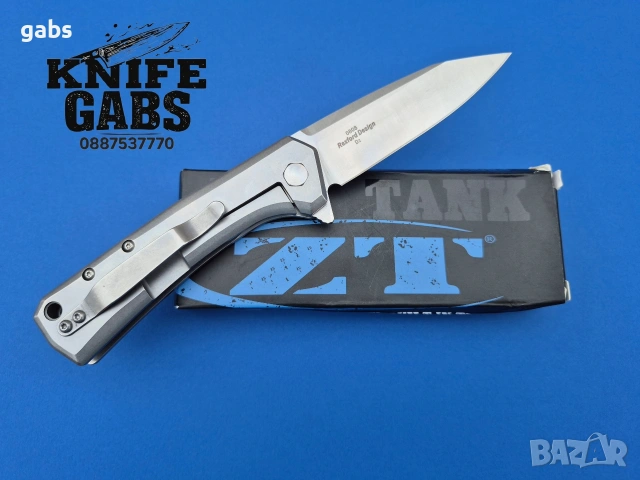 Сгъваем нож Zero Tolerance Rexford Design ZT0808, снимка 13 - Ножове - 53259433