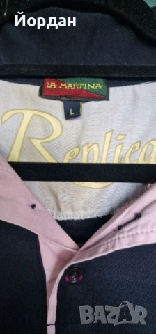 Мъжка тениска – LA MARTINA размер – L, снимка 6 - Тениски - 53289707
