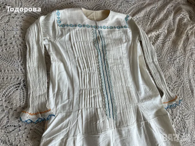 Автентична риза от народна носия, снимка 4 - Антикварни и старинни предмети - 55969522
