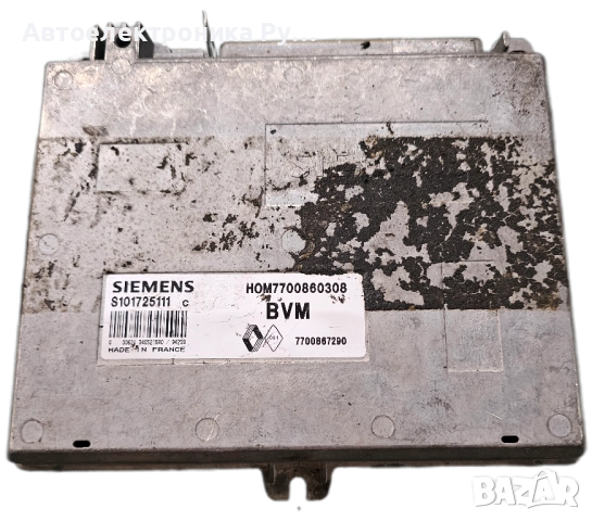 компютър RENAULT LAGUNA 1.8, SIEMENS, S101725111 C, S101725111C, HOM7700860308 BVM 