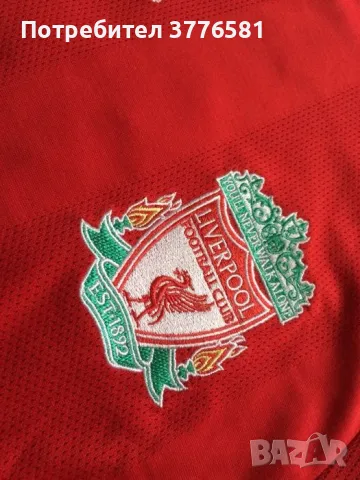 Футболна тениска adidas Liverpool Steven Gerrard 2008 , снимка 4 - Футбол - 49118628