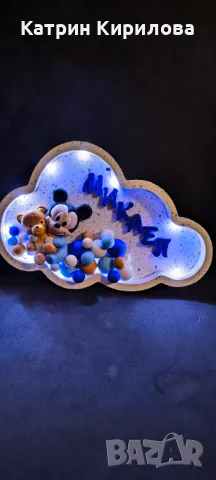 Персонализирани нощни рамки, лампи, кубчета с имена., снимка 6 - Детски нощни лампи - 47702281