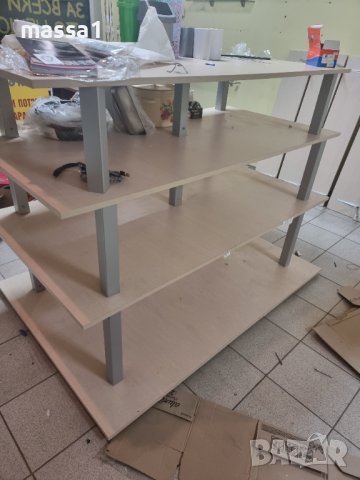 Пирамидални дървени стелажи. 2 бр., снимка 5 - Оборудване за магазин - 42268223