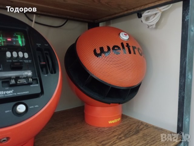   Ретро радиокасетофон Space age Weltron 2004 уникат, снимка 11 - Радиокасетофони, транзистори - 33233401