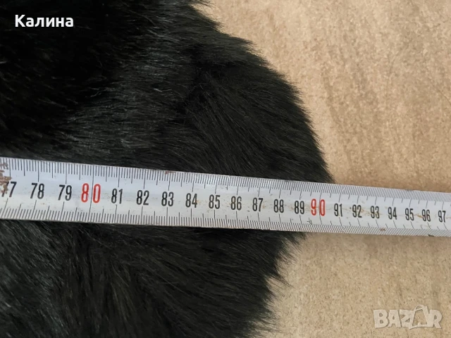 ЧИСТО НОВО Черно пончо / наметало, снимка 3 - Палта, манта - 50620597