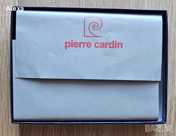 Мъжки кожен портфейл Pierre Cardin кафяв НОВ, снимка 4 - Портфейли, портмонета - 53735382