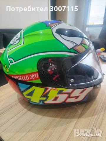 Мото каска AGV K3 sv Rossi Mugello, снимка 3 - Спортна екипировка - 56259906
