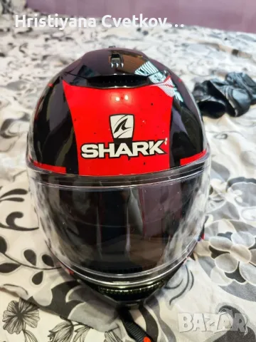 Мото каска Shark , снимка 4 - Спортна екипировка - 48287164