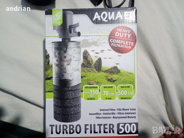 Продавам вътрешен филтър помпа Aquael fan filter , снимка 7 - Други стоки за дома - 53787933