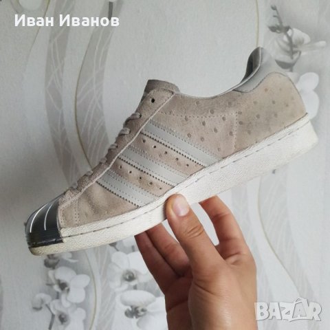 кецове /маратонки ADIDAS SUPERSTAR 80S METAL TOE  номер 39-39 1/3, снимка 14 - Маратонки - 39024527