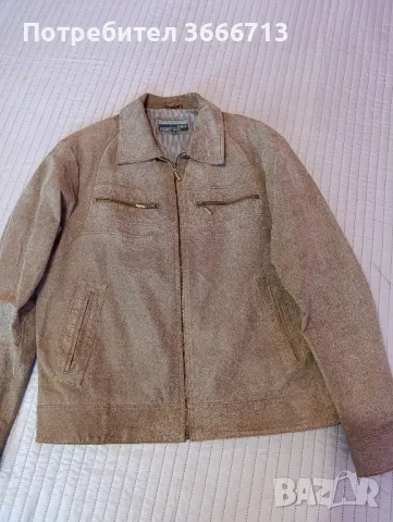 Мъжко яке-естествена телешка кожа, снимка 7 - Якета - 42917470