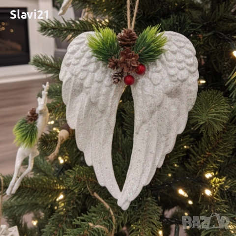 Коледни играчки за елха Winter White Elegance, снимка 6 - Декорация за дома - 52045216