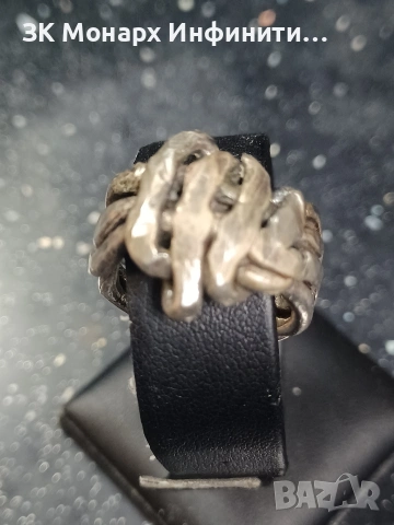 Сребърен Пръстен , снимка 2 - Пръстени - 53206643