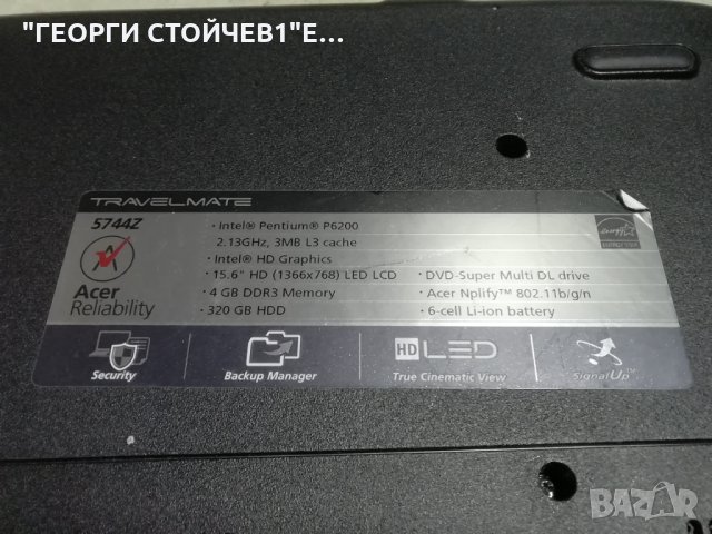 ACER   TRAVELMATE   5744 series, снимка 5 - Лаптопи за работа - 35973214