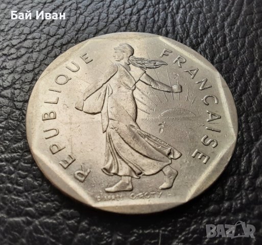 Монета 2 франка 1981 г. Франция - топ!, снимка 5 - Нумизматика и бонистика - 42478603