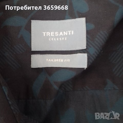 Мъжка риза Tresanti Seleste размер 16/41, снимка 2 - Ризи - 39916260