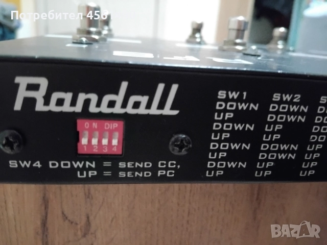 Footswitch controller Randall RF8, снимка 2 - Китари - 52170623