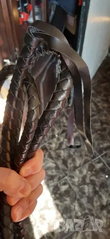 Кожен камшик 1,84 м дължина,нов, снимка 5 - Чанти - 47690022