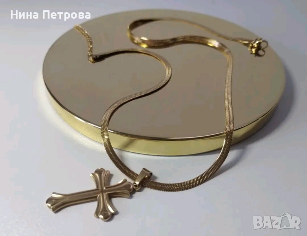 Колиета и пръстен от медицинска стомана 