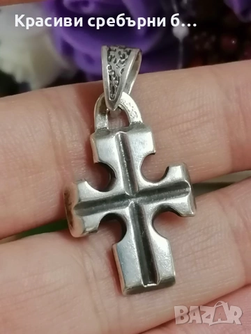 Сребърна висулка с частична оксидация , снимка 3 - Колиета, медальони, синджири - 53626622