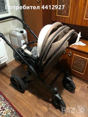Бебешка количка Quali Carmelo 3в1, снимка 3 - Детски колички - 49468210