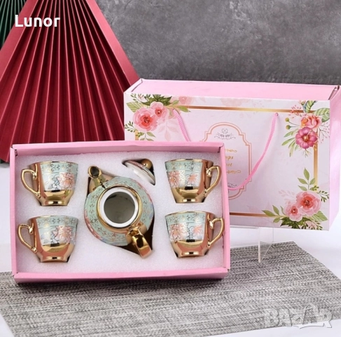 Порцеланов сервиз за чай, снимка 3 - Сервизи - 51463669