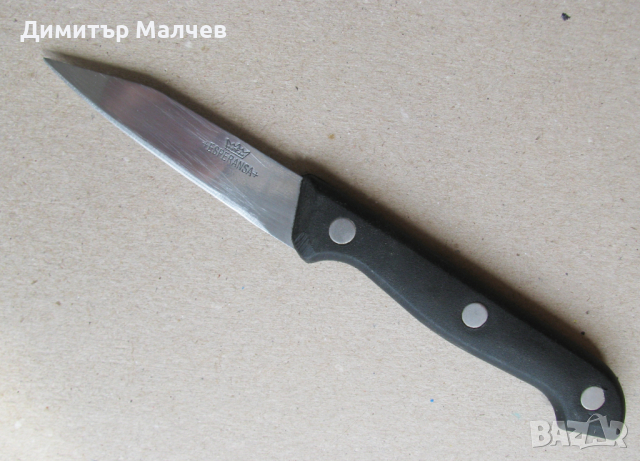 Кухненски нож Esperansa 18,5 см неръждаем пластмасова дръжка, запазен, снимка 4 - Прибори за хранене, готвене и сервиране - 44711269