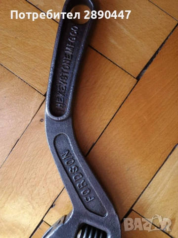 Стар американски раздвижен ключ, снимка 4 - Ключове - 53065377